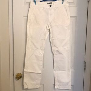 Express Finn white pants